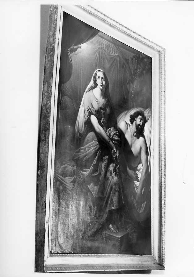 Giuditta decapita Oloferne (dipinto) di De Vivo Tommaso (sec. XIX)