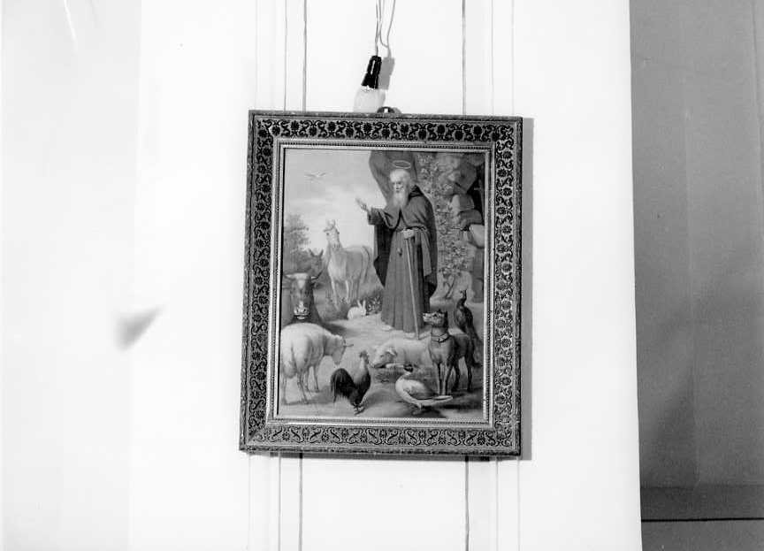 Sant'Antonio Abate eremita (stampa) - ambito campano (sec. XIX)