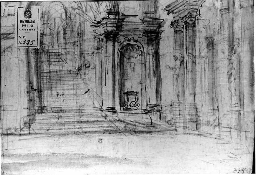 architettura (disegno) di Vanvitelli Luigi (secondo quarto sec. XVIII)
