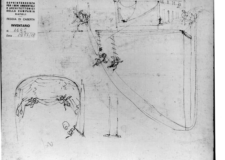scenografia (disegno) di Vanvitelli Luigi (prima metà sec. XVIII)