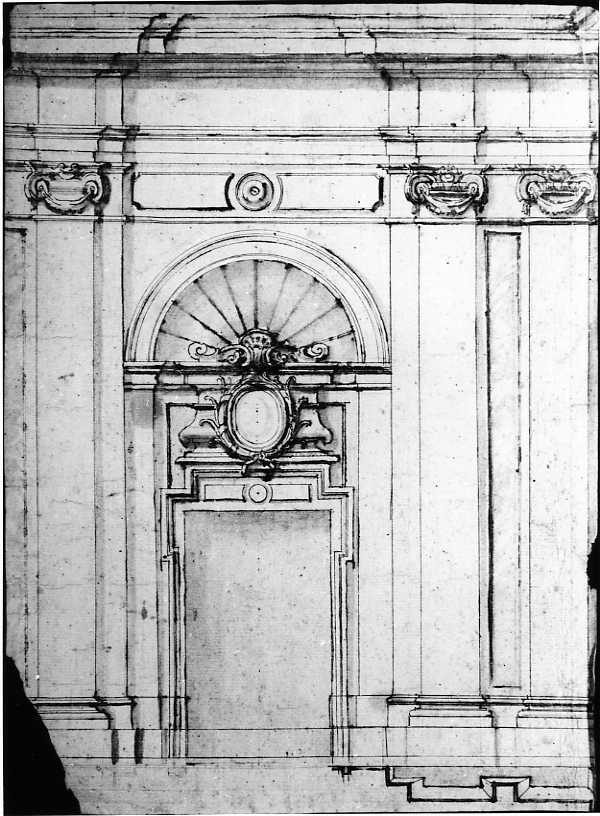 architettura (disegno) di Vanvitelli Luigi (terzo quarto sec. XVIII)