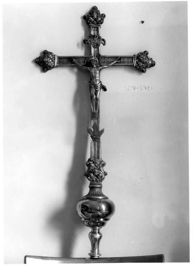 croce processionale - bottega campana (sec. XIX)