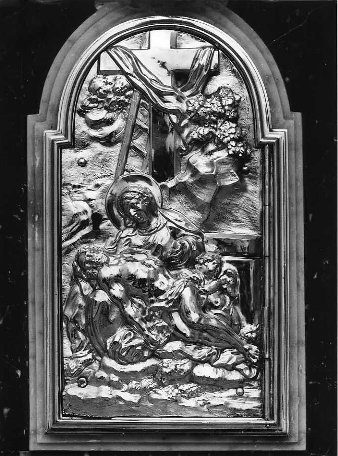 Pietà (sportello di tabernacolo) - bottega napoletana (seconda metà sec. XVIII)