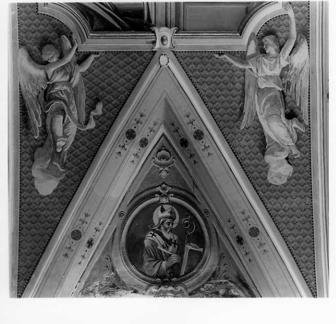Santo vescovo (dipinto) di Iodice Raffaele (prima metà sec. XX)