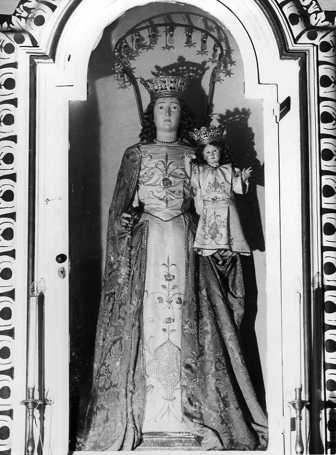 Madonna con Bambino (scultura) - bottega campana (fine sec. XVII)