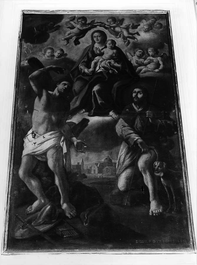 martirio di San Sebastiano (dipinto) - ambito campano (sec. XVIII)