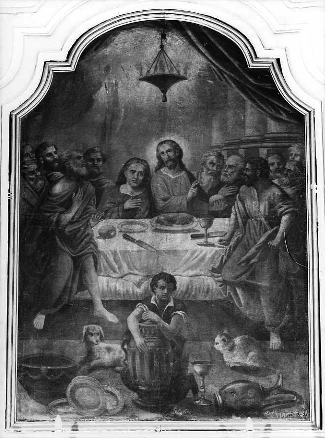 ultima cena (dipinto) di Iannotta Pasquale (sec. XIX)