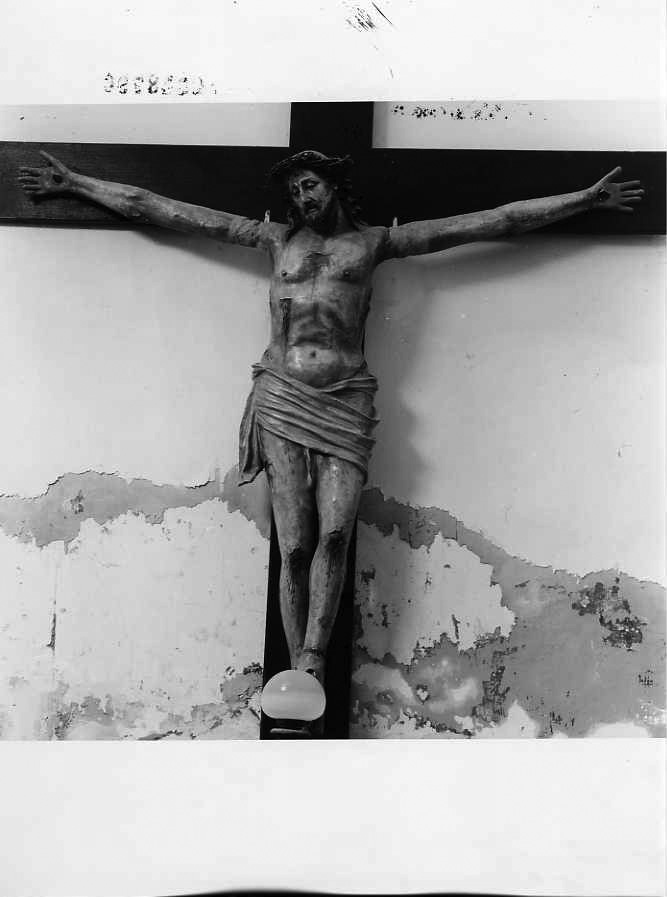 Cristo crocifisso (crocifisso) - manifattura campana (sec. XIX)