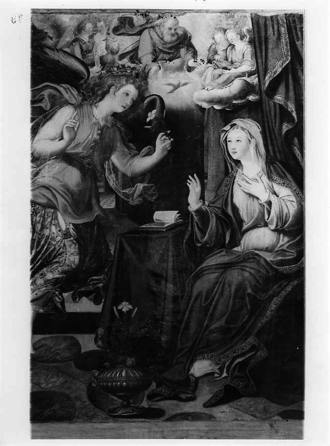 Annunciazione (dipinto) di Landulfo Pompeo (sec. XVI)