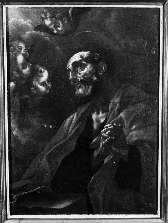 San Pietro in preghiera (dipinto) - ambito campano (sec. XVII)