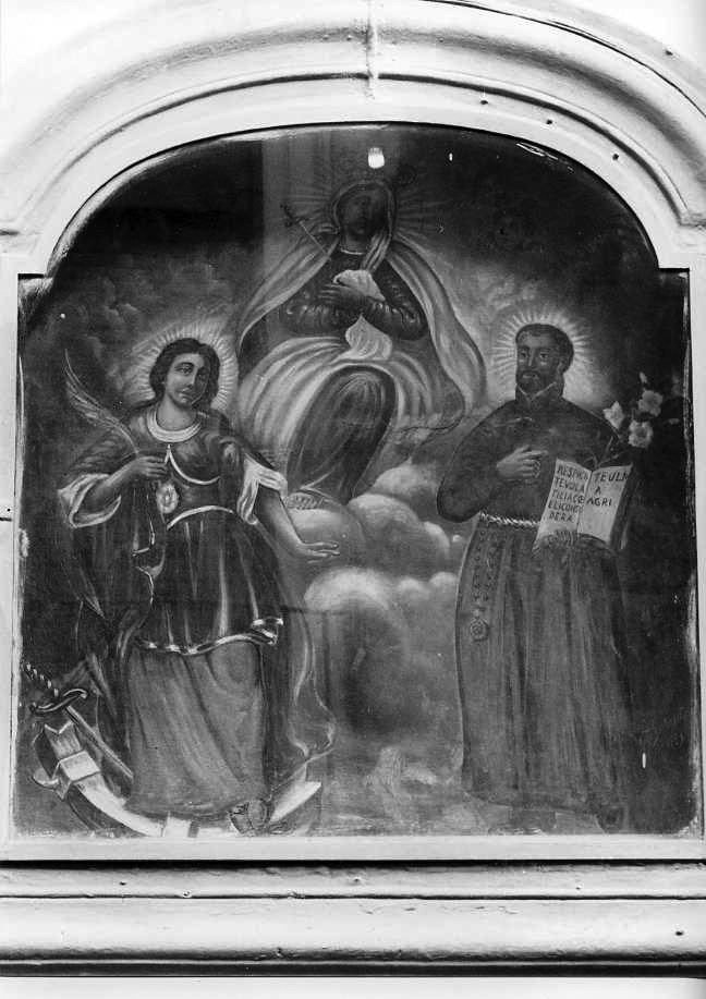 Madonna Addolorata tra San Gaetano e Santa Caterina (dipinto) - ambito campano (sec. XVIII)