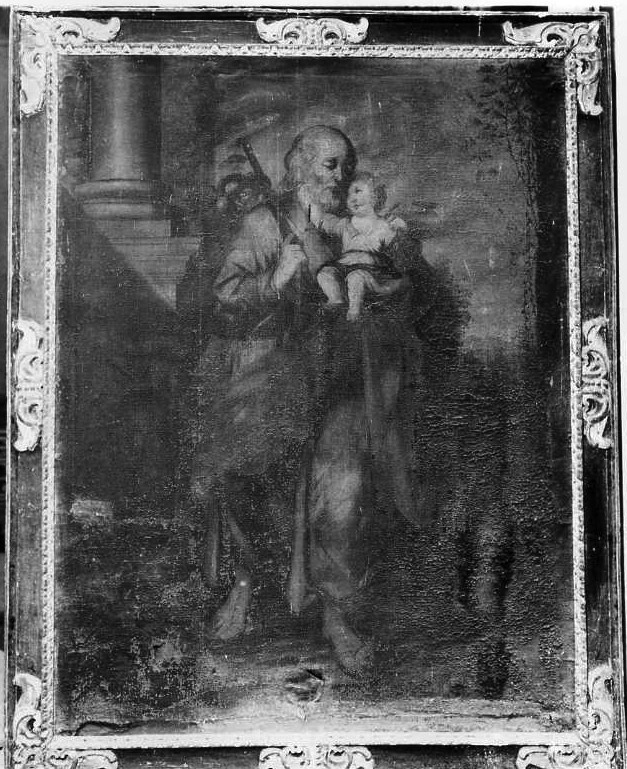 San Giuseppe e Gesù Bambino (dipinto) - ambito campano (sec. XVII)