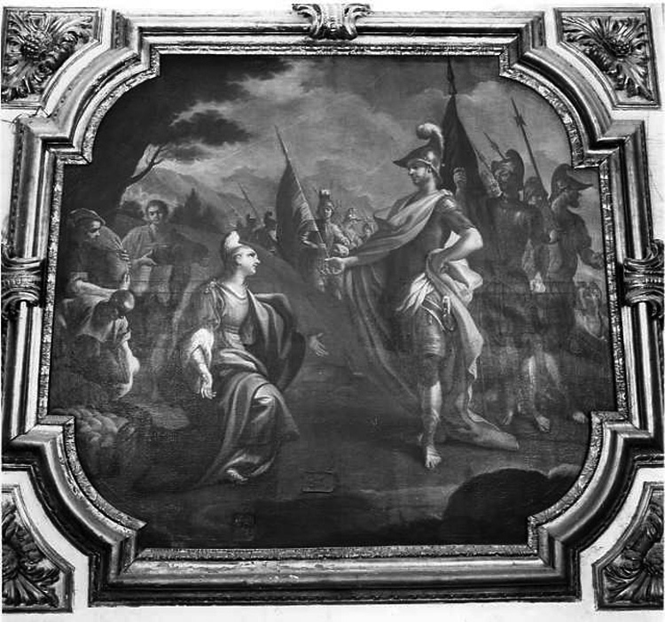 David e Abigail (dipinto) di De Maio Paolo (sec. XVIII)