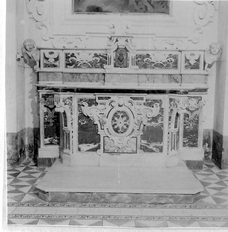 altare - bottega campana (prima metà sec. XVIII)
