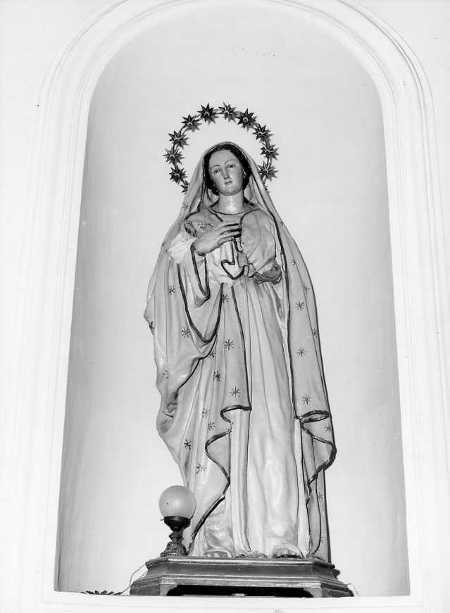 Madonna (statua) - bottega Italia meridionale (seconda metà sec. XIX)