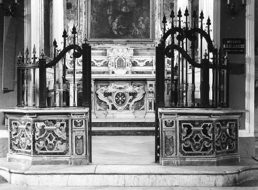 balaustrata di cappella - bottega napoletana (sec. XVIII)