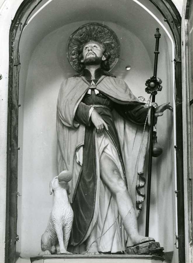 San Rocco (statua) - bottega napoletana (prima metà sec. XIX)