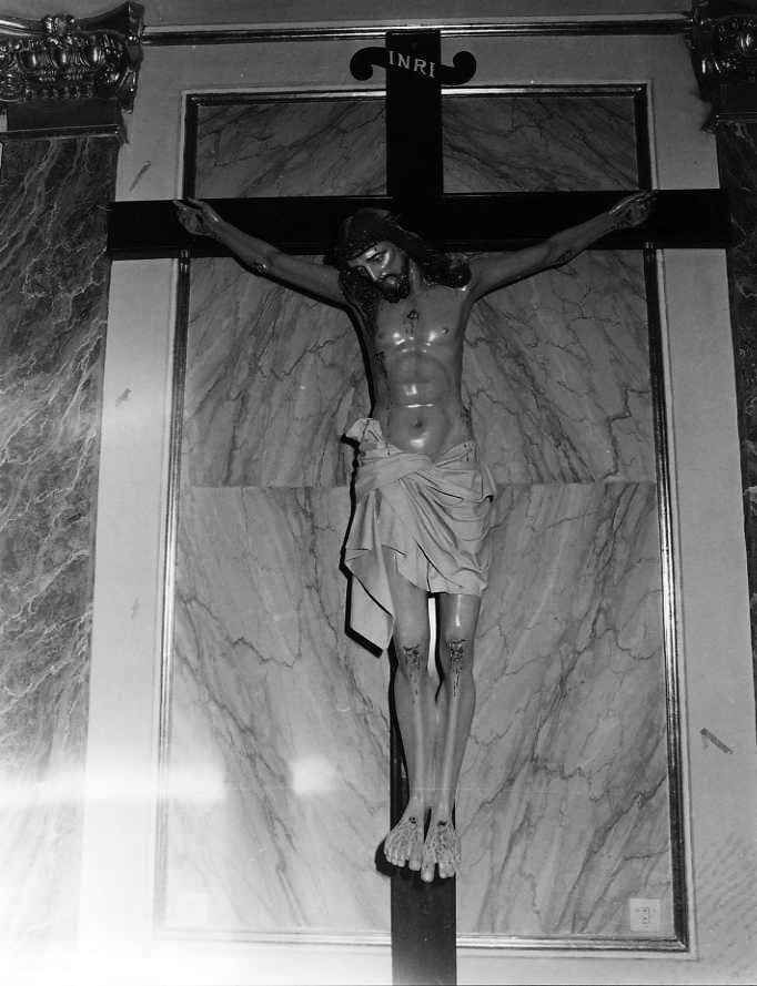 Cristo crocifisso (crocifisso) - bottega campana (prima metà sec. XX)