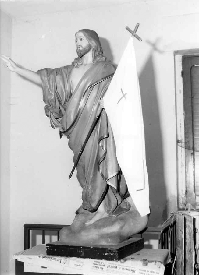 Cristo risorto (statua) - bottega campana (inizio sec. XX)