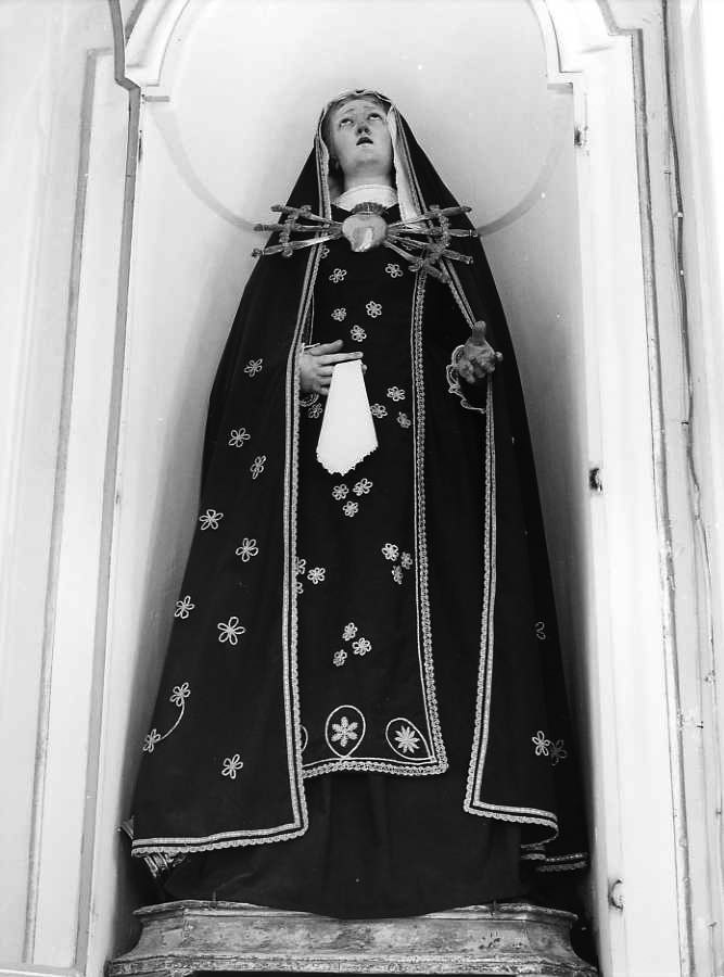 Madonna Addolorata (statua) - bottega napoletana (prima metà sec. XIX)