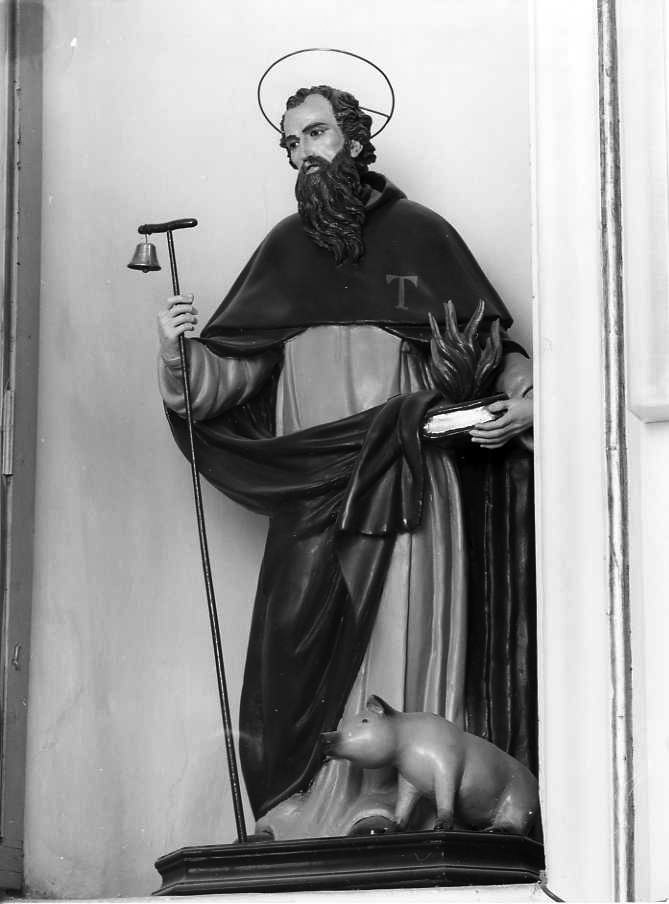 Sant'Antonio Abate (statua) - bottega napoletana (sec. XIX)