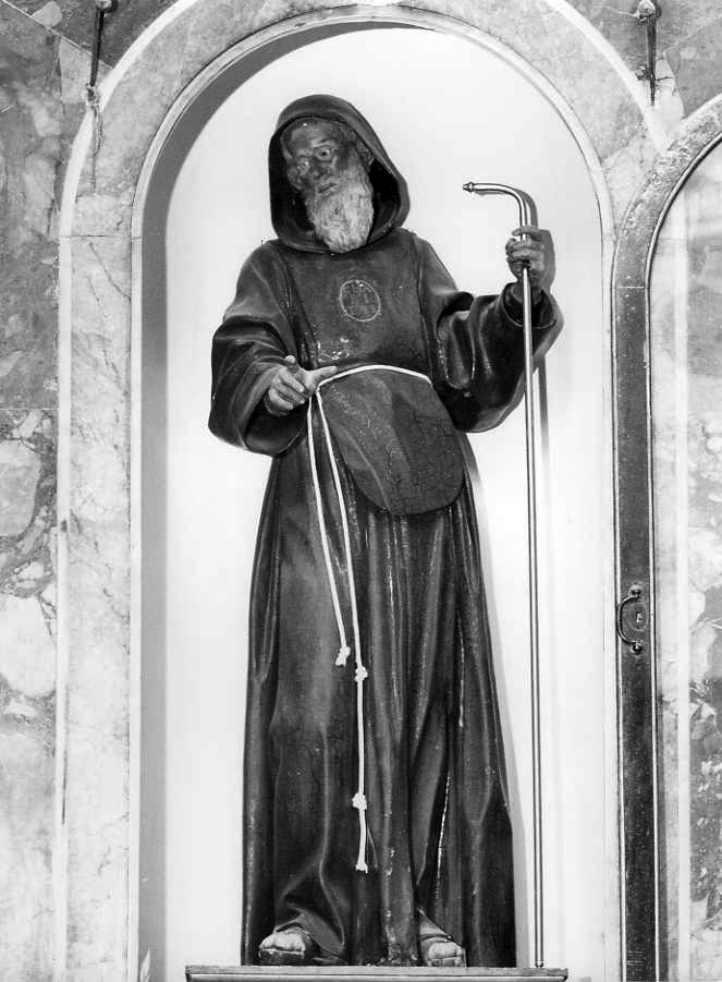 San Francesco di Paola (statua) - bottega napoletana (primo quarto sec. XIX)