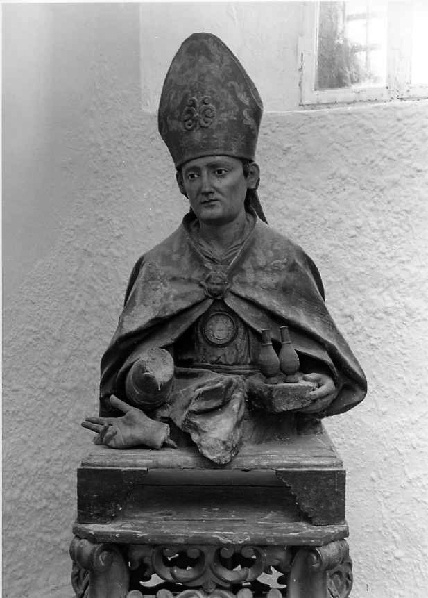 San Nicola di Bari (reliquiario - a busto) - bottega campana (sec. XVIII)