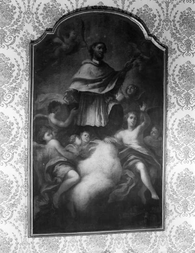 San Giovanni Nepomuceno (dipinto) di Cacciapuoti Nicola (sec. XVIII)