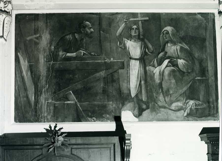 Sacra Famiglia (dipinto) di Bocchetti Gaetano (prima metà sec. XX)