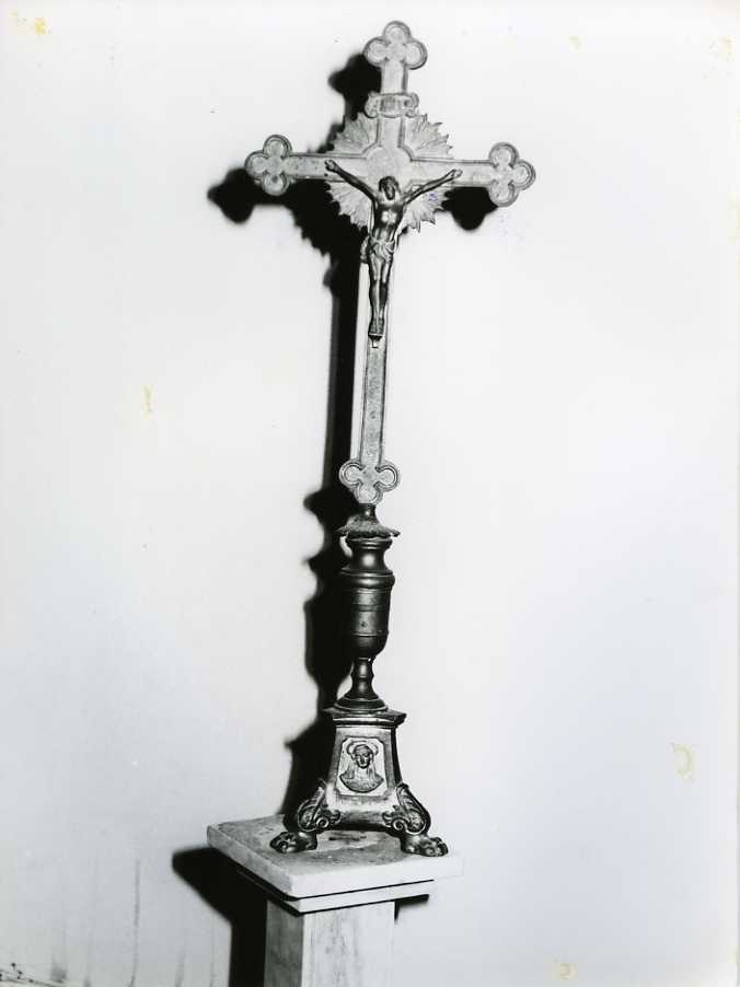 croce d'altare - bottega campana (ultimo quarto sec. XIX)