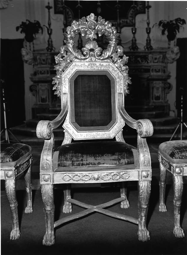 trono - bottega campana (sec. XVIII)