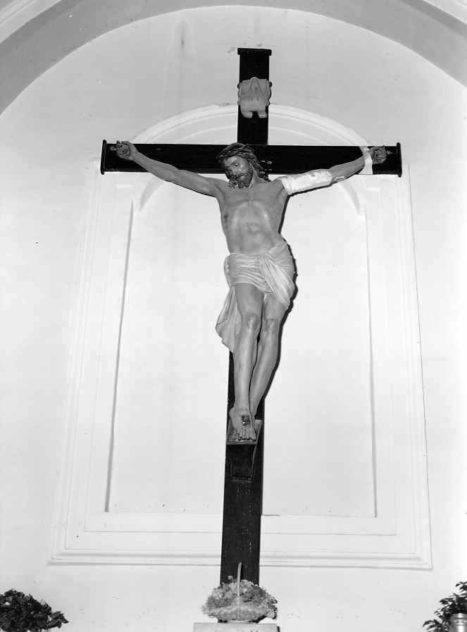 Cristo crocifisso (crocifisso) - bottega campana (sec. XVIII)