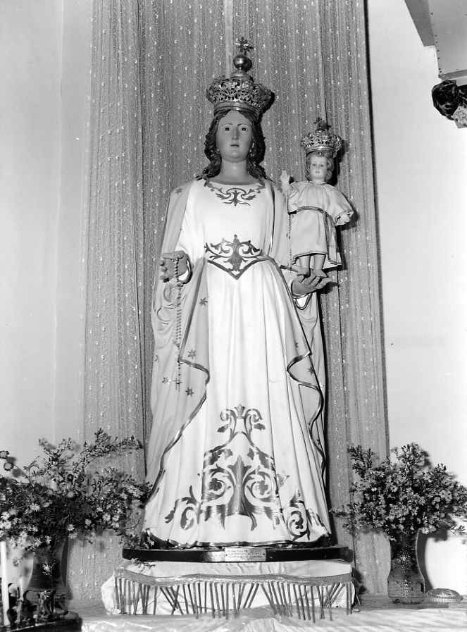 Madonna del Rosario (statua) - bottega campana (prima metà sec. XX)
