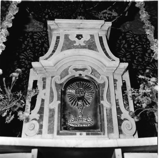 tabernacolo, elemento d'insieme - bottega campana (sec. XVIII)