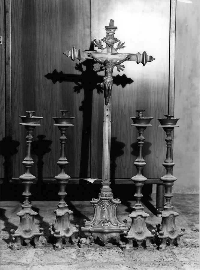 servizio d'altare - bottega campana (fine/inizio secc. XVIII/ XIX)