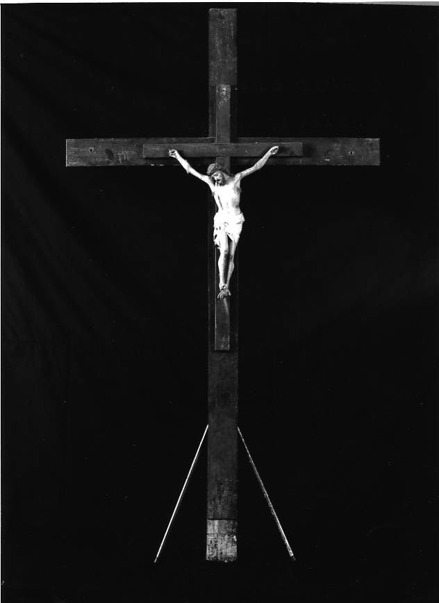 Cristo crocifisso (crocifisso) - bottega campana (metà sec. XVIII)