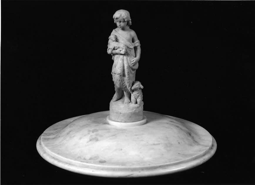 coperchio del fonte battesimale - bottega campana (metà sec. XIX)