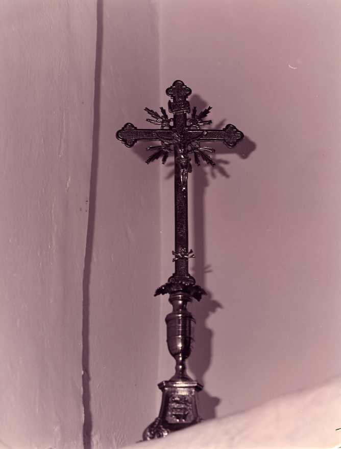 croce d'altare - bottega campana (fine/inizio secc. XIX/ XX)