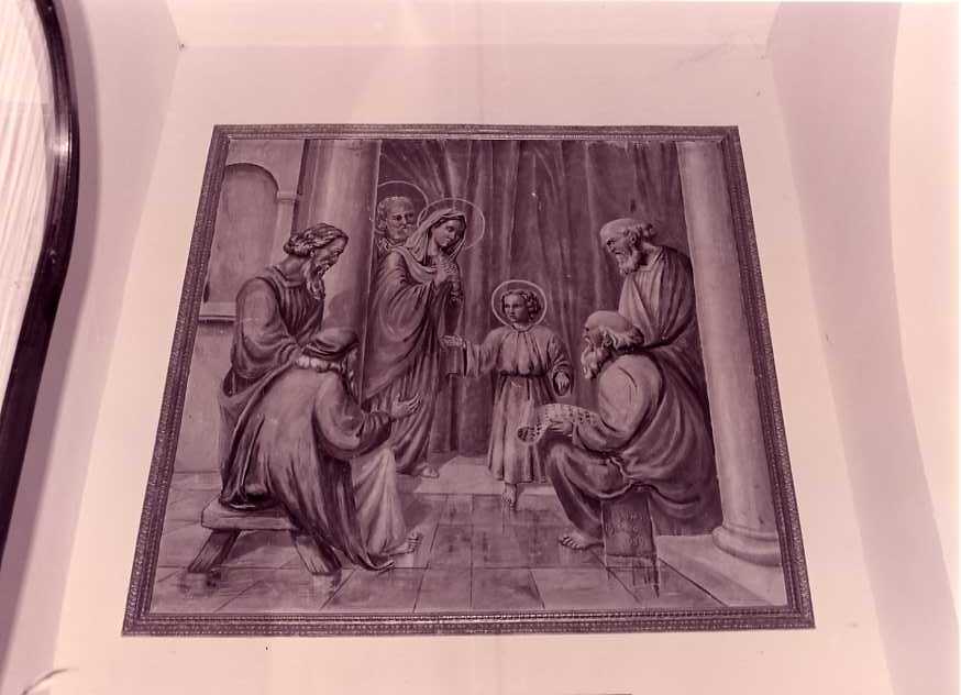 disputa di Gesù con i dottori nel tempio (dipinto) di Marmo M (sec. XX)