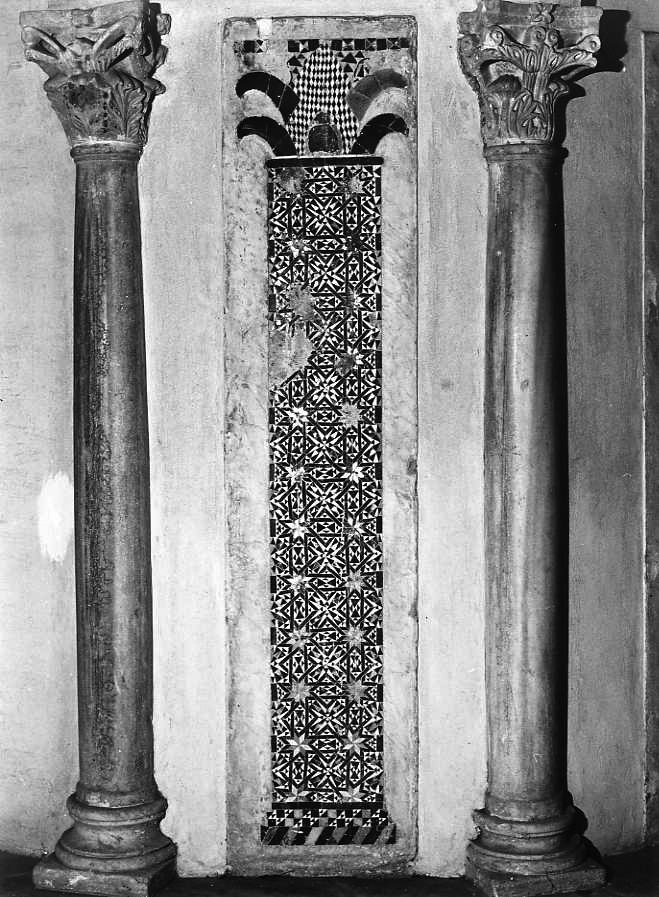 decorazione musiva, serie - bottega campana (secc. XII/ XIII)