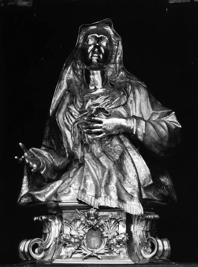 Madonna Addolorata (reliquiario - a busto) - bottega napoletana (prima metà sec. XVIII)