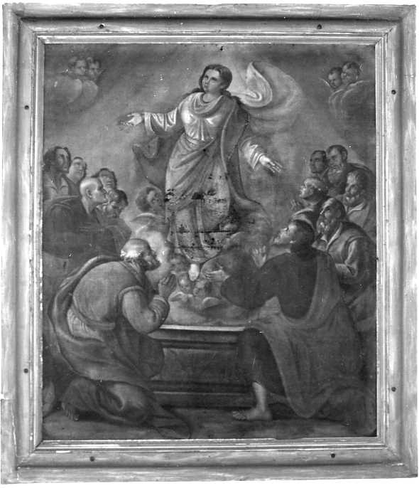assunzione della Madonna (dipinto) di Allevi Vito (sec. XIX)