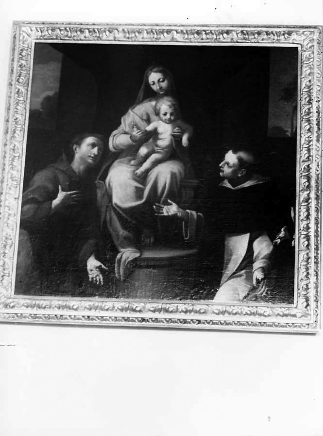 Madonna con Bambino e Santi (dipinto) - ambito campano (sec. XIX)