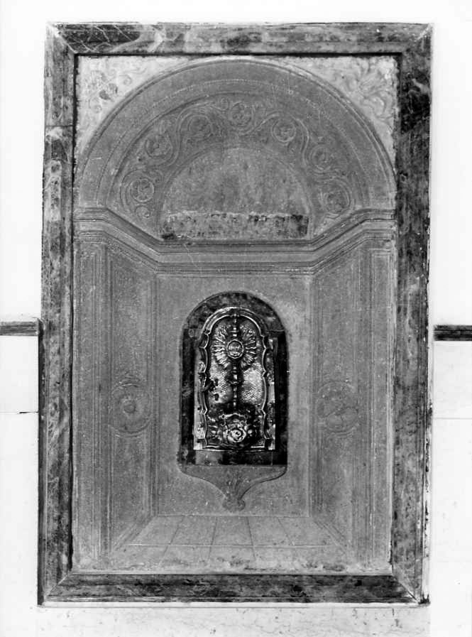 calice eucaristico (tabernacolo) - bottega campana (sec. XIX)