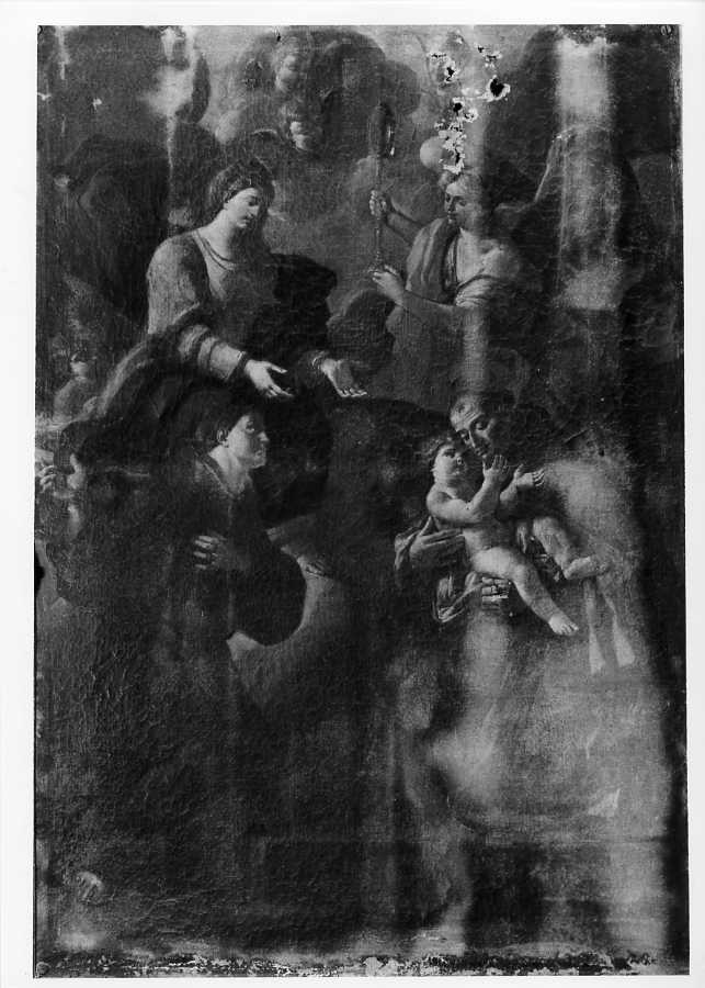 Madonna con Bambino e Santi (dipinto) - ambito campano (fine sec. XVIII)