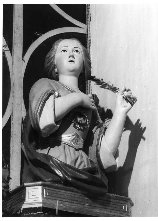 Santo martire (reliquiario - a busto) - bottega campana (prima metà sec. XIX)