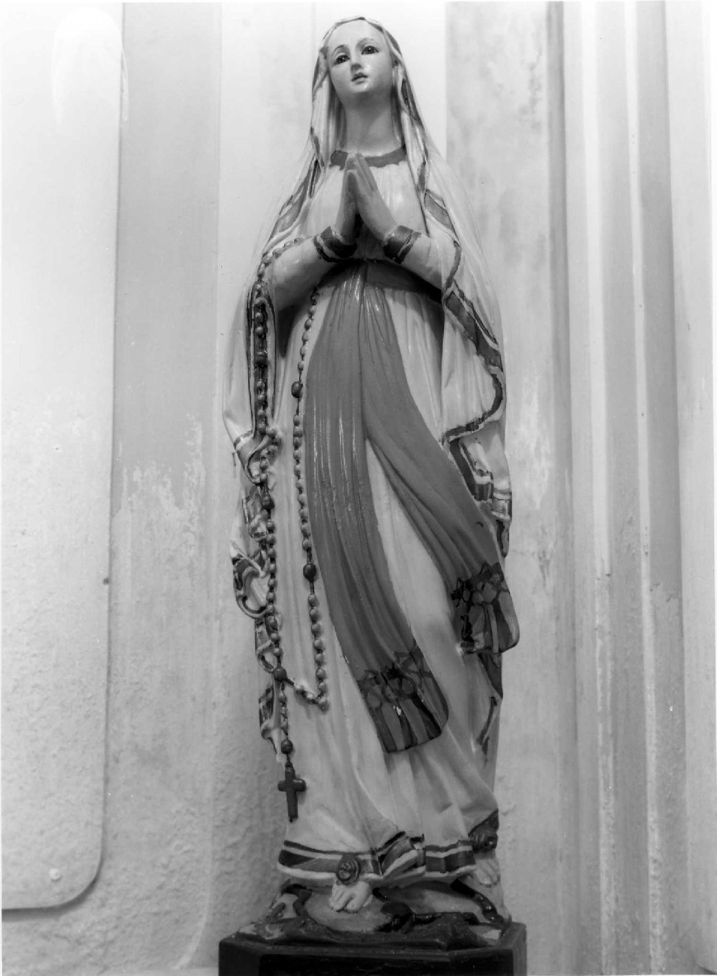 Madonna del Rosario (scultura) - bottega campana (prima metà sec. XX)