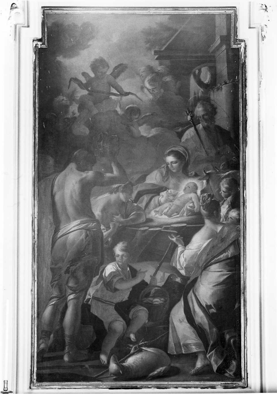 adorazione dei pastori (dipinto) di Narici Francesco (sec. XVIII)