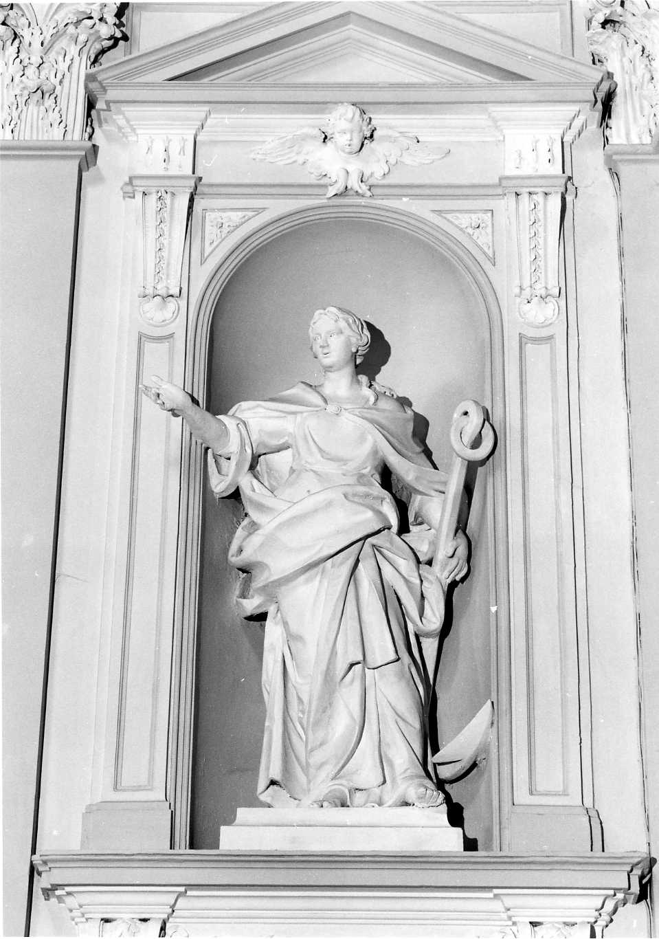 allegoria della Fortezza (statua) - bottega dell'Italia meridionale (fine sec. XVIII)