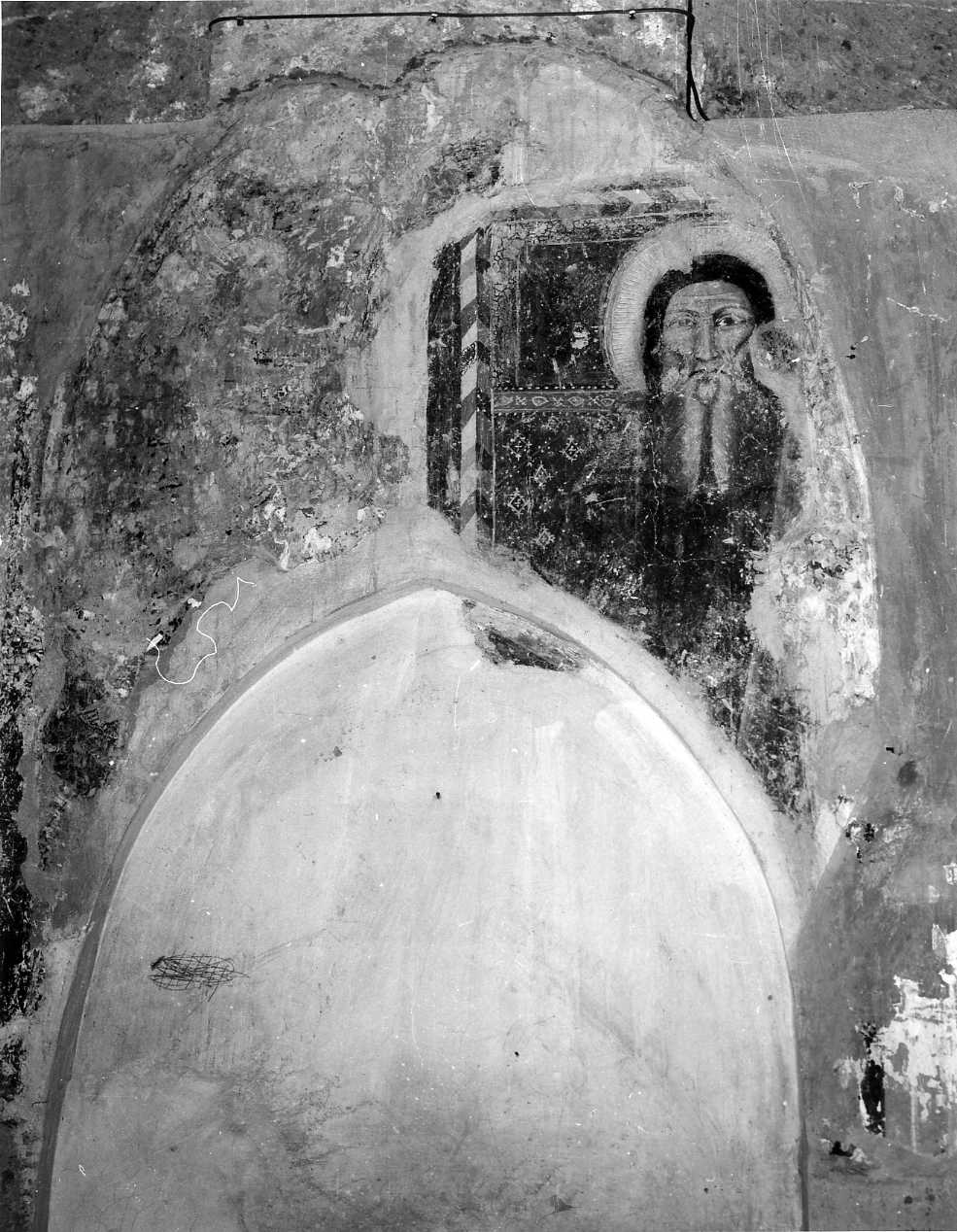 Santi (dipinto, complesso decorativo) - ambito napoletano (metà sec. XIV)